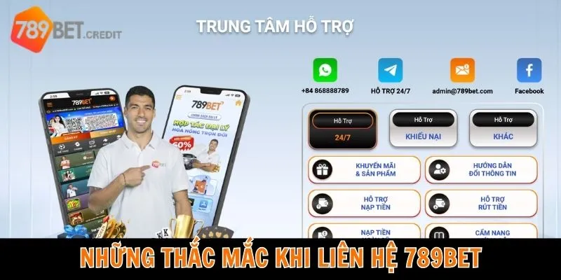 Những thắc mắc khi liên hệ 789bet